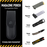 Concealment Magazine and Multi Use Holster Belt Loop Single and Double Magazine Case Pouch