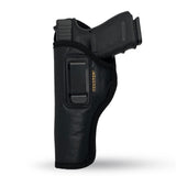 Houston Gun Holsters - ECO Leather Concealed Carry Soft Material | FITS Beretta 92FS | FN 5.7 | Canik TP9 SFX | Ruger 57 | SIG P320 X5 | Beretta APX Target | Glock 34 35 41 | CZ 75 SP01P09, Black