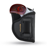 IWB Gun Holster by Houston - ECO Leather Concealment Inside The Waistband with Metal Clip Compatible with Bond Arms 410 Rowdy .45 | Texas Defender .357 .38 / .45LC | Grizzly .45LC / .410, 3" Barrel