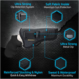 Concealed Carry Holster for REVOLVER KING COBRA .357, 6 shots, 4" - CHP-61K4