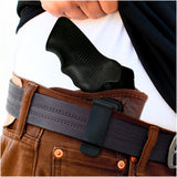 IWB S333 Thunderstruck Gun Holster - Revolver 22 WMR by Houston - ECO Leather Concealed Carry Soft Material | Suede Interior for Protection | Fits: S333 Thunderstruck .22 WMR Brown