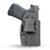 Concealed Carry Iwb Kydex Holster - by Houston | Lined Inside for Strong Retention and Protection | Reinforced Plastic Clip | Lightweight | Black | Glock 43