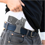 Concealed Carry Iwb Kydex Holster by Houston | Lined Inside for Strong Retention and Maximum Protection | Reinforced Plastic Clip | Lightweight Durable | for Springfield Hellcat