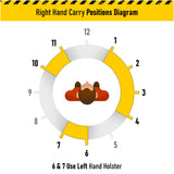 Concealed Carry Iwb Kydex Holster by Houston | Lined Inside for Strong Retention and Maximum Protection | Reinforced Plastic Clip | Lightweight Durable | for Springfield Hellcat