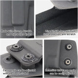 Concealed Carry Iwb Kydex Holster - by Houston | Lined Inside for Strong Retention and Maximum Protection | Reinforced Plastic Clip | Lightweight Durable | for Kahr cm 45