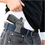 Concealed Carry Iwb Kydex Holster - by Houston | Lined Inside for Strong Retention and Maximum Protection | Reinforced Plastic Clip | Lightweight Durable | for Kahr cm 45