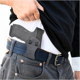 Kydex IWB Black Gun Holster | Inside The Waistband Guns Holsters for Concealed Carry | Reinforced Case Clip for Strong Retention | Kydex Holster HQ for Fast Access | Fits for SAR 9 9mm
