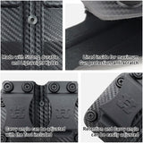 Double Kydex Magazine Pouch Case by Houston | Gun Holsters Concealment Tactical | Multi Use Holster Belt Loop for Pistol | Double Mag Case Pouch | Fits Double Mag Double Stack Glock 9/40