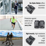 Double Kydex Magazine Pouch Case by Houston | Gun Holsters Concealment Tactical | Multi Use Holster Belt Loop for Pistol | Double Mag Case Pouch | Fits Double Mag Double Stack Glock 9/40