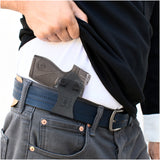 Concealed Carry Iwb Kydex Holster - by Houston | Lined Inside for Strong Retention and Maximum Protection | Reinforced Plastic Clip | Carbon Fiber | Lightweight Durable | for Taurus 709 Slim 9/40