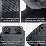 IWB OWB Kydex Magazine Pouch Case by Houston | Gun Holsters Concealment Tactical | Multi Use Holster Belt Loop for Pistol | Inside The Waistband Case Pouch | Fits Single Mag Double Stack .45