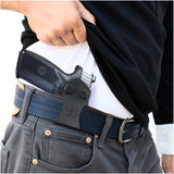 Concealed Carry Iwb Kydex Holster - by Houston | Lined Inside for Strong Retention and Maximum Protection | Reinforced Plastic Clip | Carbon Fiber | Lightweight Durable | for FN 509 9mm