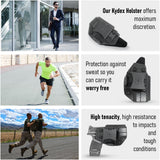 Concealed Carry Iwb Kydex Holster by Houston | Lined Inside for Strong Retention and Maximum Protection | Reinforced Plastic Clip | Lightweight Durable | for Springfield Hellcat