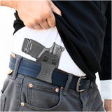 Concealed Carry Iwb Kydex Holster by Houston | Lined Inside for Strong Retention and Maximum Protection | Reinforced Plastic Clip | Lightweight Durable | for Springfield Hellcat