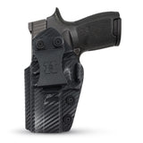 Concealed Carry Iwb Kydex Holster - by Houston | Lined Inside for Strong Retention and Maximum Protection | Reinforced Plastic Clip | Carbon Fiber | Lightweight Durable | for SIG P250