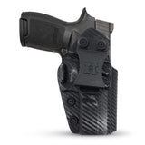 Concealed Carry Iwb Kydex Holster - by Houston | Lined Inside for Strong Retention and Maximum Protection | Reinforced Plastic Clip | Carbon Fiber | Lightweight Durable | for SIG P250