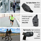 Concealed Carry Iwb Kydex Holster - by Houston | Lined Inside for Strong Retention and Protection | Reinforced Plastic Clip | Lightweight | Fits SIG Sauer P365XL