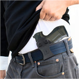 Concealed Carry Iwb Kydex Holster - by Houston | Lined Inside for Strong Retention and Maximum Protection | Reinforced Plastic Clip | Carbon Fiber | Lightweight Durable | for Walther PPQ / P99