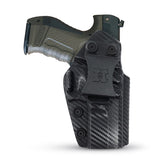 Concealed Carry Iwb Kydex Holster - by Houston | Lined Inside for Strong Retention and Maximum Protection | Reinforced Plastic Clip | Carbon Fiber | Lightweight Durable | for Walther PPQ / P99