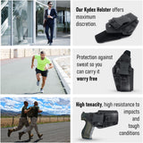 Concealed Carry Iwb Kydex Holster - by Houston | Lined Inside for Strong Retention and Maximum Protection | Reinforced Plastic Clip | Carbon Fiber | Lightweight Durable | for Walther PPQ / P99