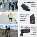 Concealed Carry Iwb Kydex Holster - by Houston | Lined Inside for Strong Retention and Maximum Protection | Reinforced Plastic Clip | Carbon Fiber | Lightweight Durable | for Beretta PX4