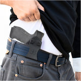 Concealed Carry Iwb Kydex Holster - by Houston | Lined Inside for Strong Retention and Maximum Protection | Reinforced Plastic Clip | Carbon Fiber | Lightweight Durable | for SAR 9 9mm