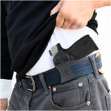 Concealed Carry Iwb Kydex Holster - by Houston | Lined Inside for Strong Retention and Maximum Protection | Reinforced Plastic Clip | Carbon Fiber | Lightweight Durable | for Ruger SR 9 / 40