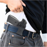 Concealed Carry Iwb Kydex Holster - by Houston | Lined Inside for Strong Retention and Maximum Protection | Reinforced Plastic Clip | Carbon Fiber | Lightweight Durable | for Ruger SR 9 / 40