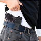 Houston Gun Holsters Concealed Carry Iwb Kydex Holster - by Houston | Lined Inside for Strong Retention and Protection | Reinforced Plastic Clip | Lightweight | Fit Taurus G3 (Carbon Fiber)