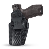 Concealed Carry Iwb Kydex Holster - by Houston | Lined Inside for Strong Retention and Maximum Protection | Reinforced Plastic Clip | Carbon Fiber | Lightweight Durable | for H&K VP 9/40