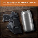 Leather Inside The Waistband Holster  For Pistol Ruger LCP