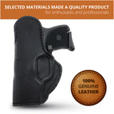Leather Inside The Waistband Holster  For Pistol Ruger LCP