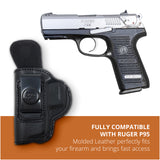 Leather Inside The Waistband Holster For Pistol Ruger P95