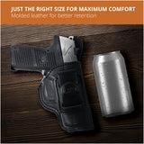 Leather Inside The Waistband Holster For Pistol Ruger P95