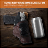 Leather Inside The Waistband Holster For Pistol Ruger P95