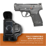 Leather Inside The Waistband HolsterFor Pistol S&W Shield