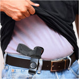 Leather Inside The Waistband HolsterFor Pistol S&W Shield
