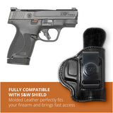 Leather Inside The Waistband HolsterFor Pistol S&W Shield