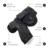 Leather Inside The Waistband HolsterFor Pistol S&W Shield