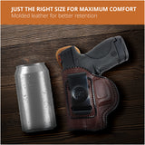 Leather Inside The Waistband HolsterFor Pistol S&W Shield