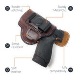 Leather Inside The Waistband HolsterFor Pistol S&W Shield
