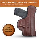 Leather Inside The Waistband HolsterFor Pistol S&W Shield