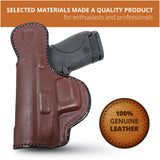 Leather Inside The Waistband HolsterFor Pistol S&W Shield