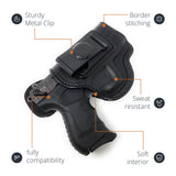 Leather Inside The Waistband Holster For Walther PK380