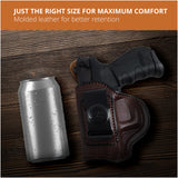 Leather Inside The Waistband Holster For Walther PK380