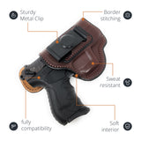 Leather Inside The Waistband Holster For Walther PK380