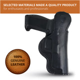Leather Inside The Waistband Holster For Pistol Canik TP9 SFx