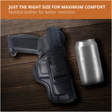 Leather Inside The Waistband Holster For Pistol Canik TP9 SFx
