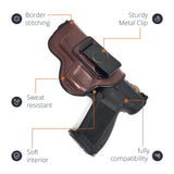 Leather Inside The Waistband Holster For Pistol Canik TP9 SFx