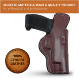 Leather Inside The Waistband Holster For Pistol Canik TP9 SFx